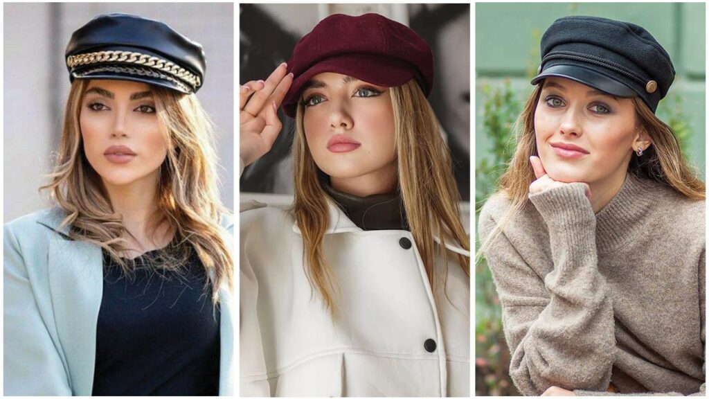 کلاه جذاب زنانه مدل کاپیتانی | کلاه زنانه